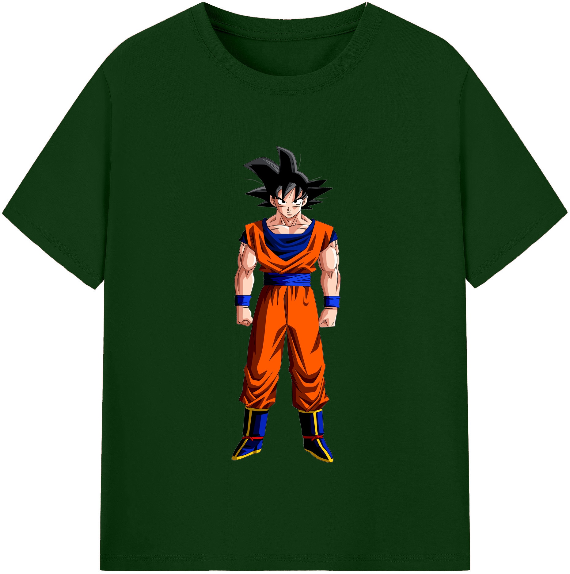 （画像用） ドラゴンボール 孫悟空（そん ごくう）Son Goku カカロット DRAGON BALL Kakarotto 綿100％半袖Tシャツ（フロントプリント）